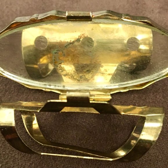 Vintage Retro Lipstick Holder w Mirror Makeup Case - Picture 7 of 10